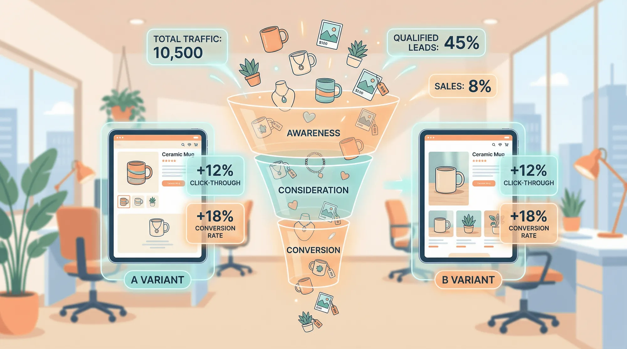 Cover for Etsy Conversion Optimization: Master A/B Testing to Transform Browsers Into Buyers