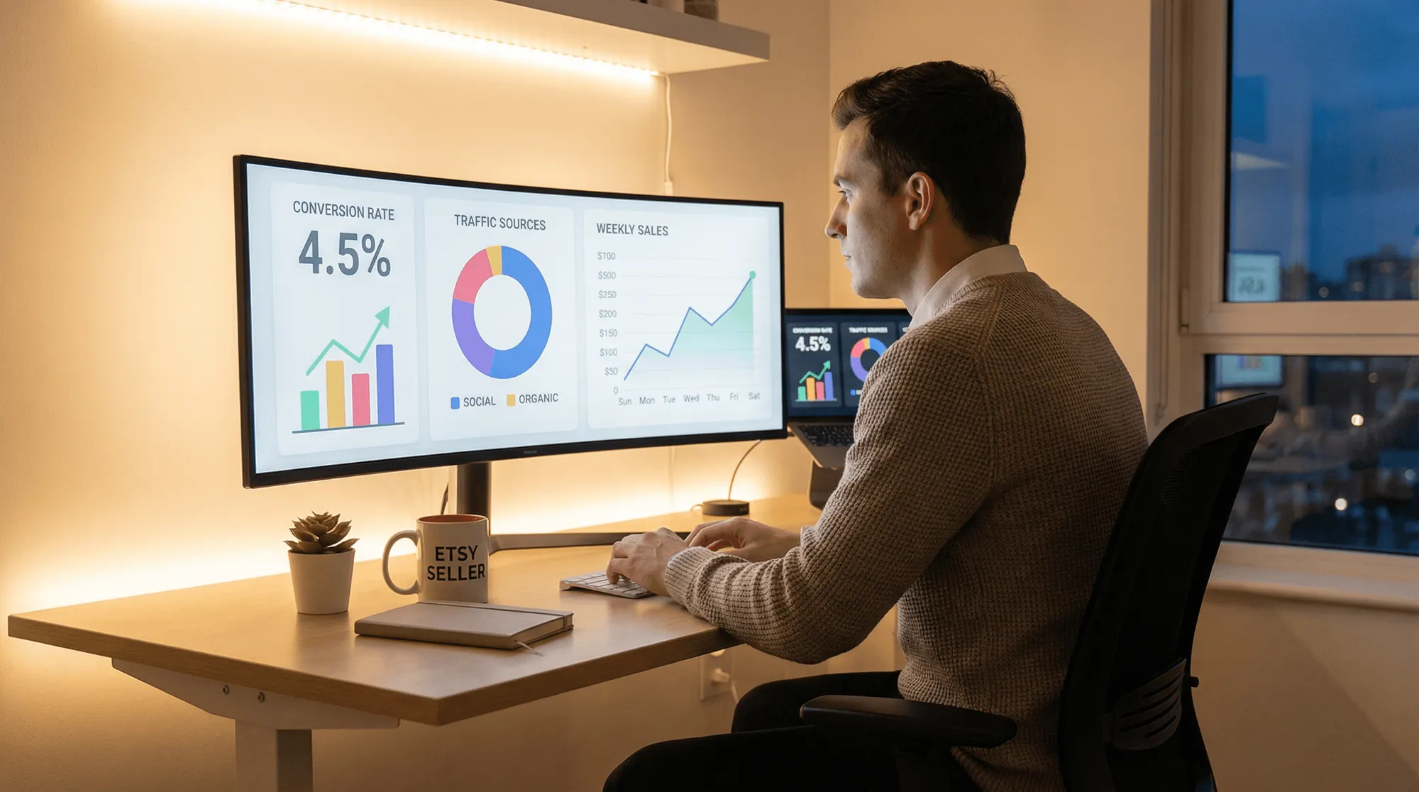 Cover for Etsy Analytics Explained: How to Read Your Shop Stats and Make Data-Driven Decisions That Actually Grow Sales