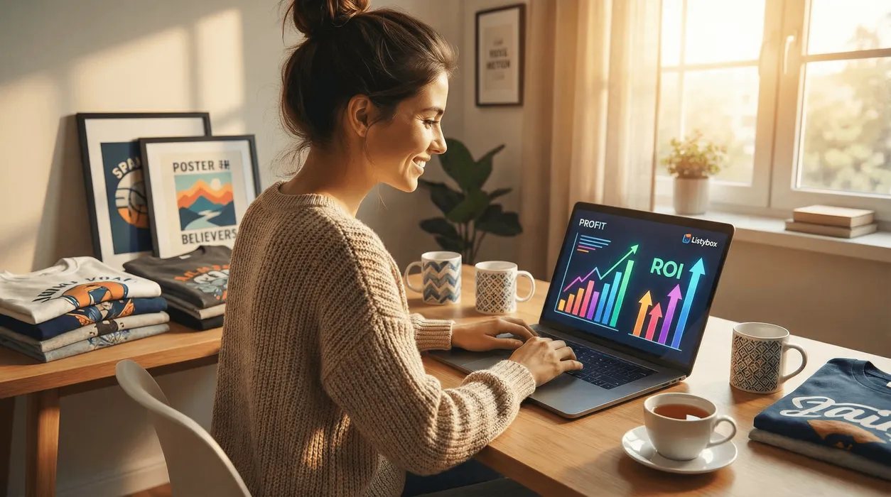 Listybox ROI Calculator: The Complete Investment Analysis for Etsy POD Sellers blog post