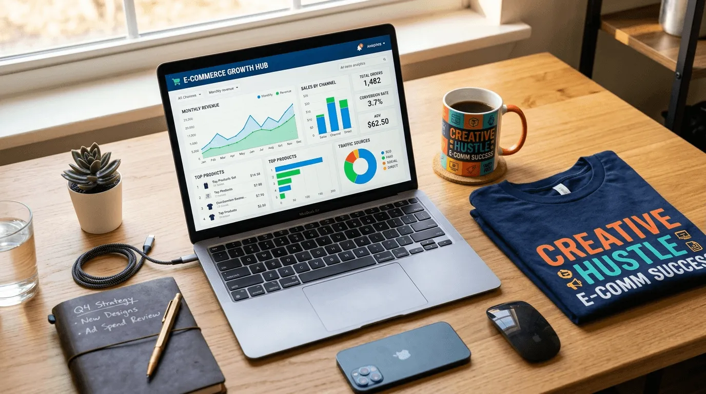 Cover for Etsy Shop Stats Analytics Guide: How to Read Data and Grow Sales