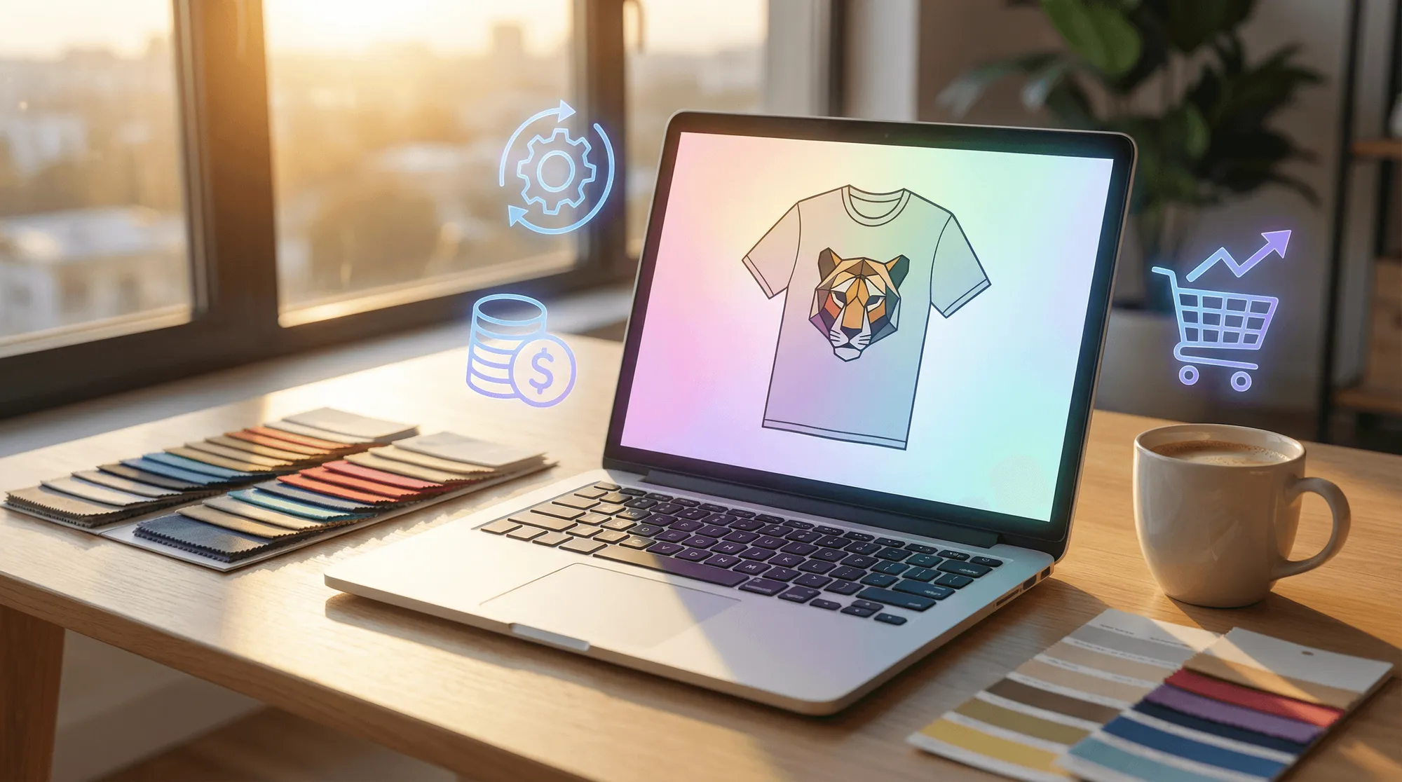 Cover for How to Design T-Shirts and Make Money Online: The Complete Guide
