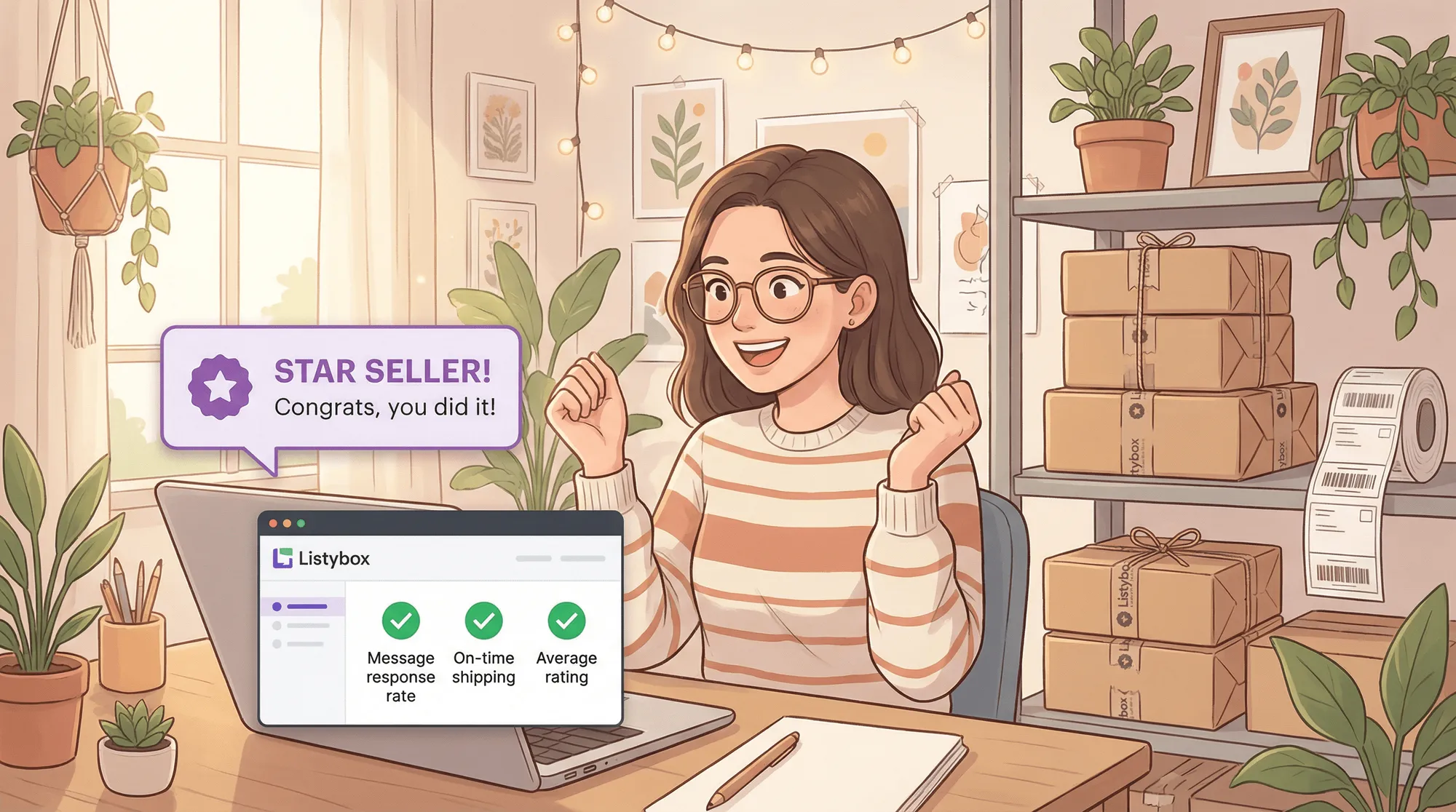 Cover for Etsy Star Seller: The Complete 2026 Guide to Requirements, Benefits, and How to Qualify on Autopilot